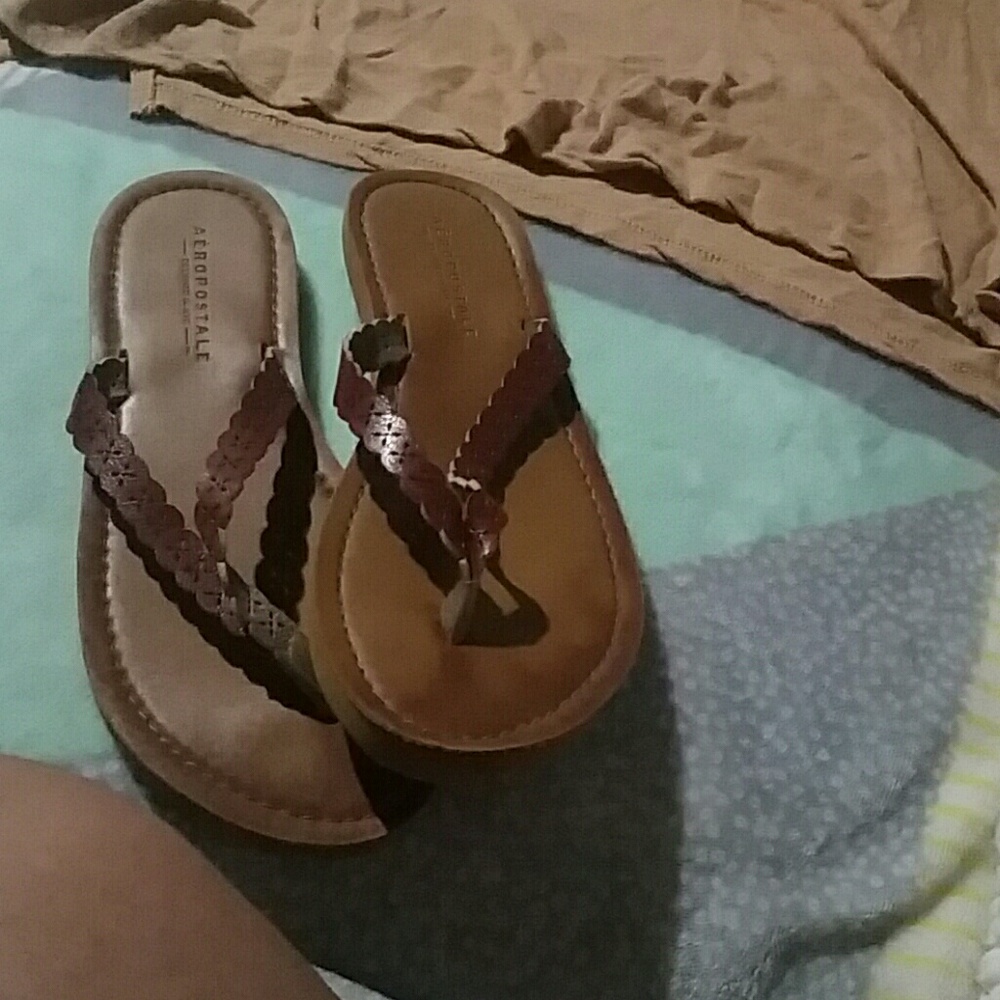 Sandals leather brown